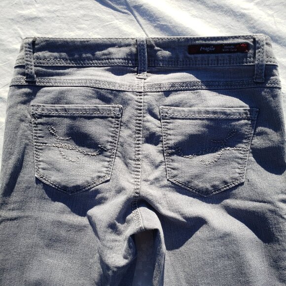 Fragile Denim Stretch Jeans - Grey - Size Small - Picture 10 of 11